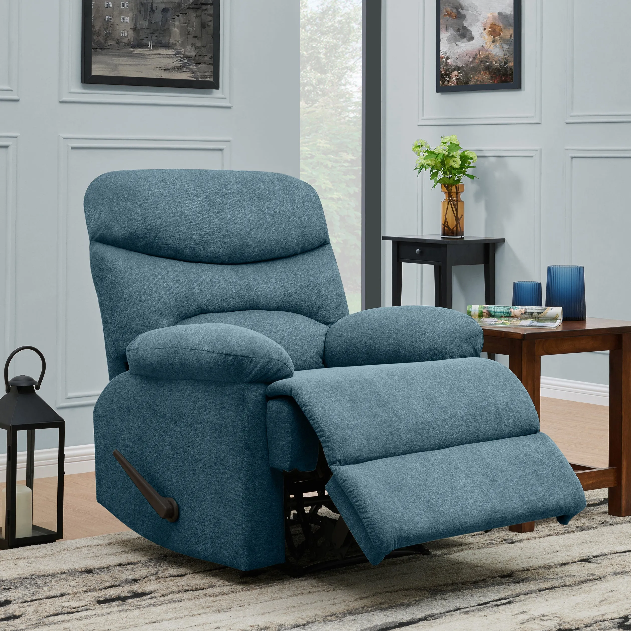 Ouray Baseball-Stitch Wall Hugger Recliner