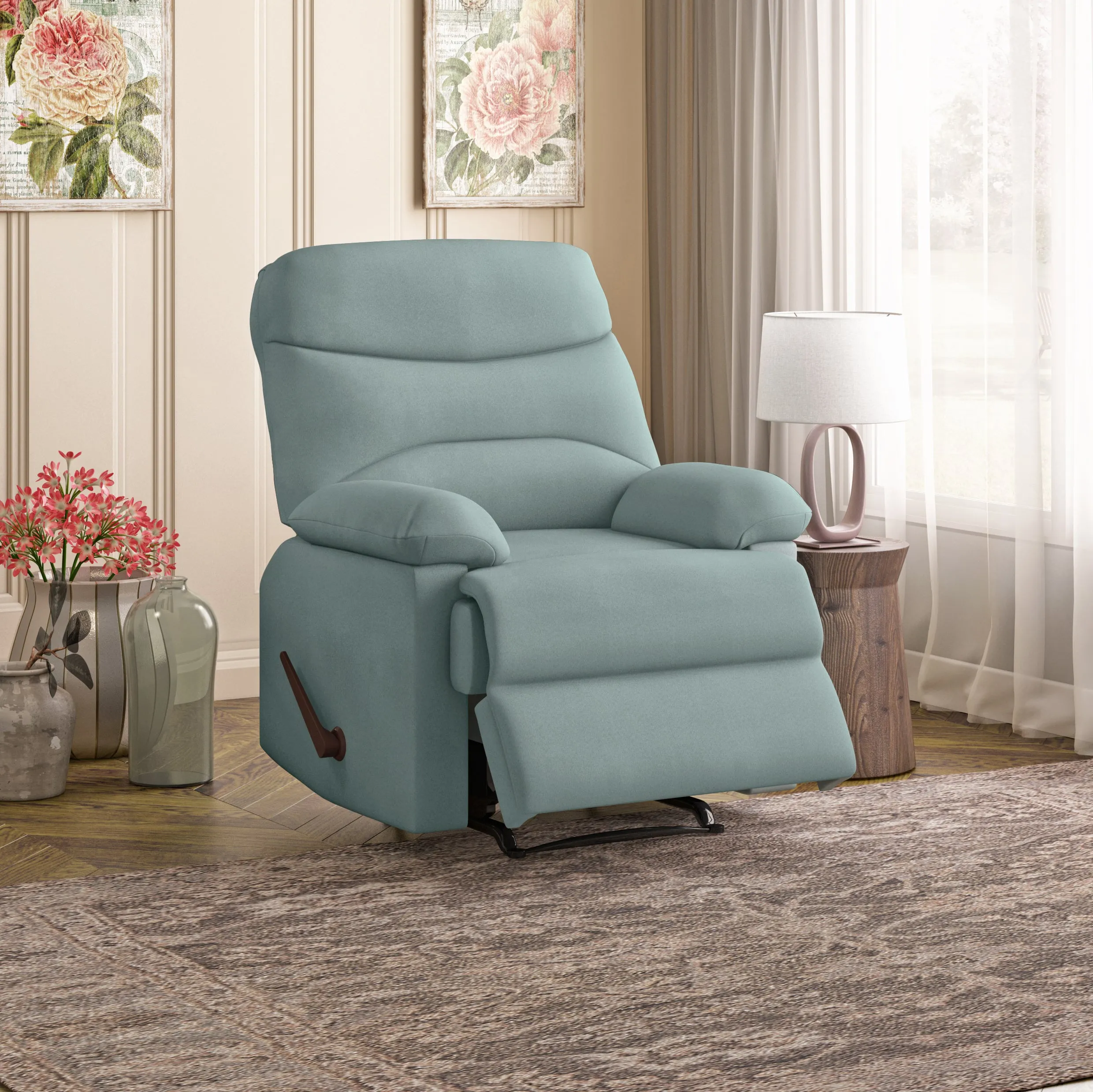 Ouray Baseball-Stitch Wall Hugger Recliner