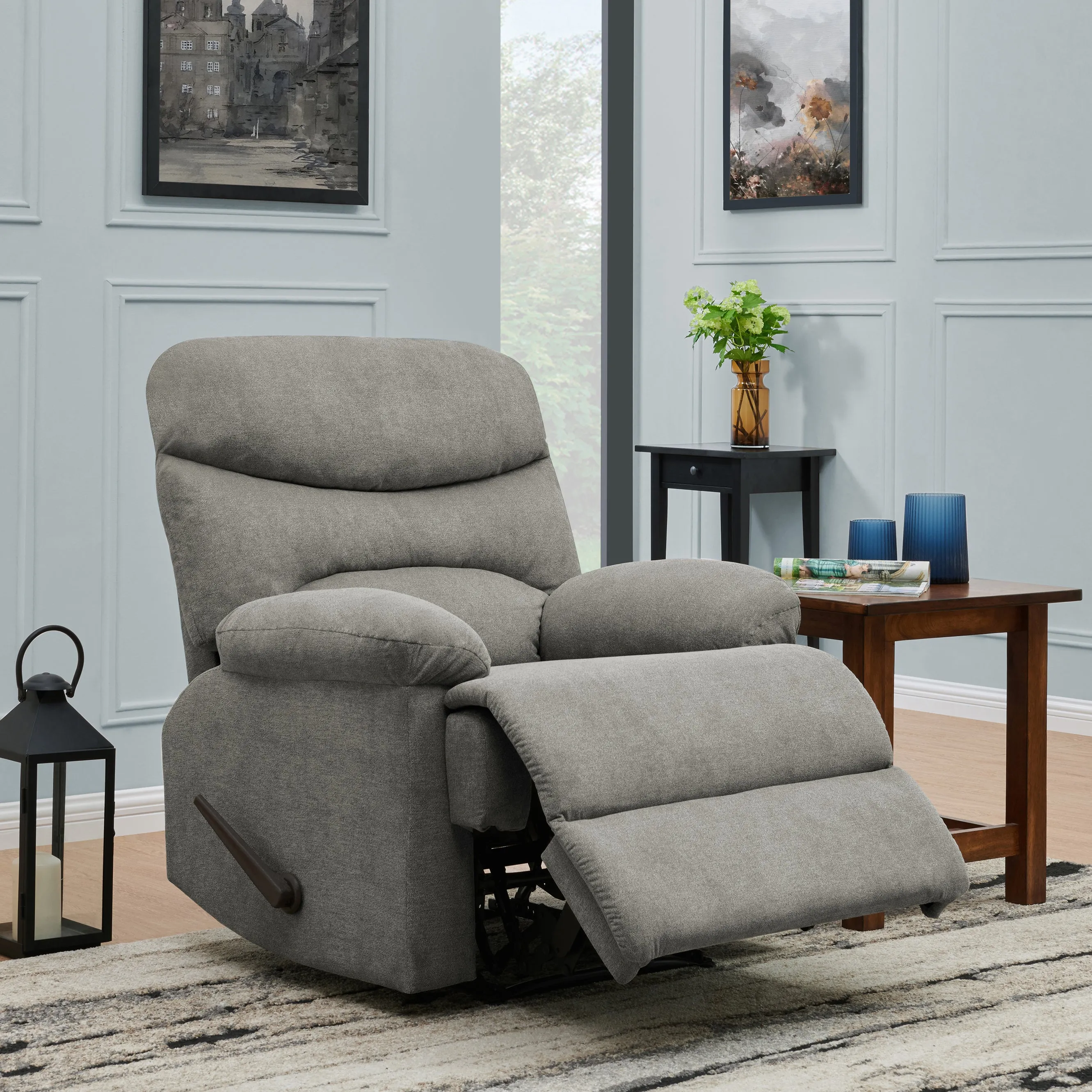 Ouray Baseball-Stitch Wall Hugger Recliner