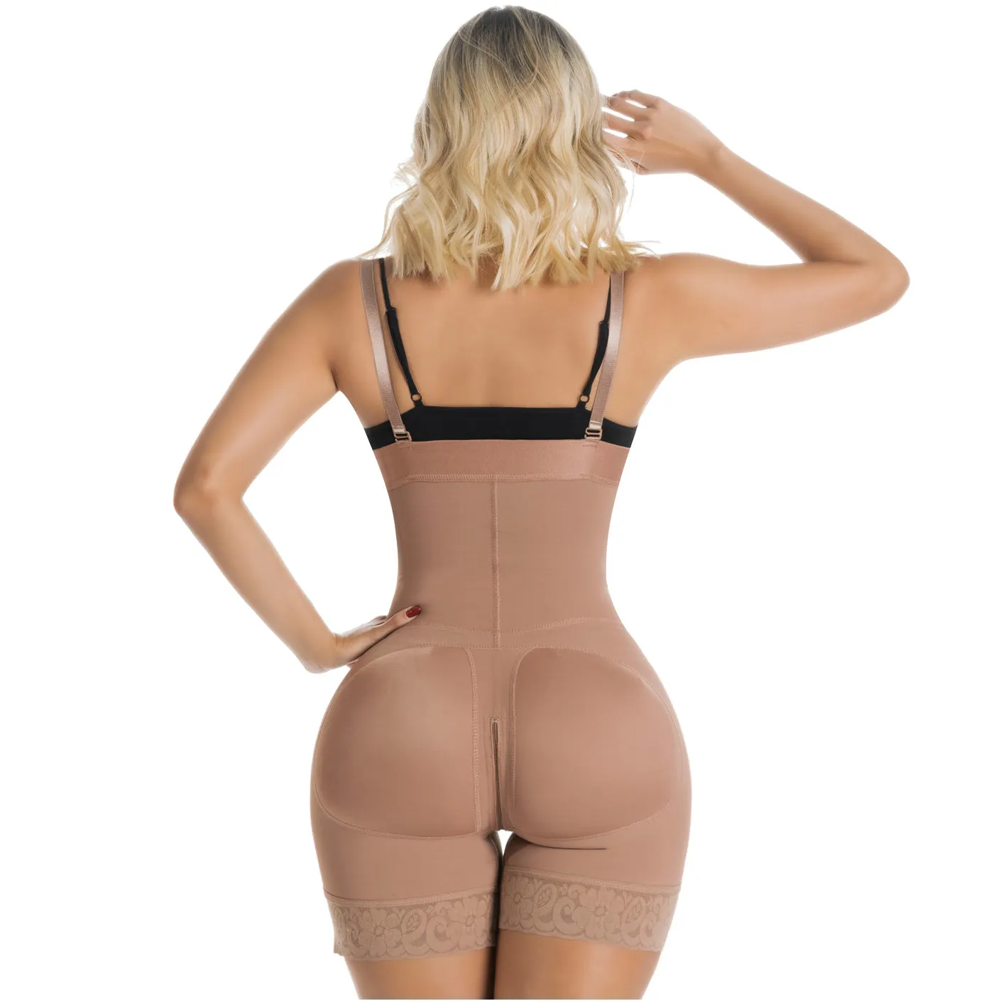 Postpartum C-Section, Open Bust, Mid-Back, High Compression Body Shaper Fajas Sonryse 050ZL