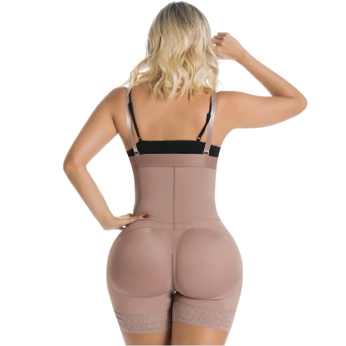 Postpartum C-Section, Open Bust, Mid-Back, High Compression Body Shaper Fajas Sonryse 050ZL