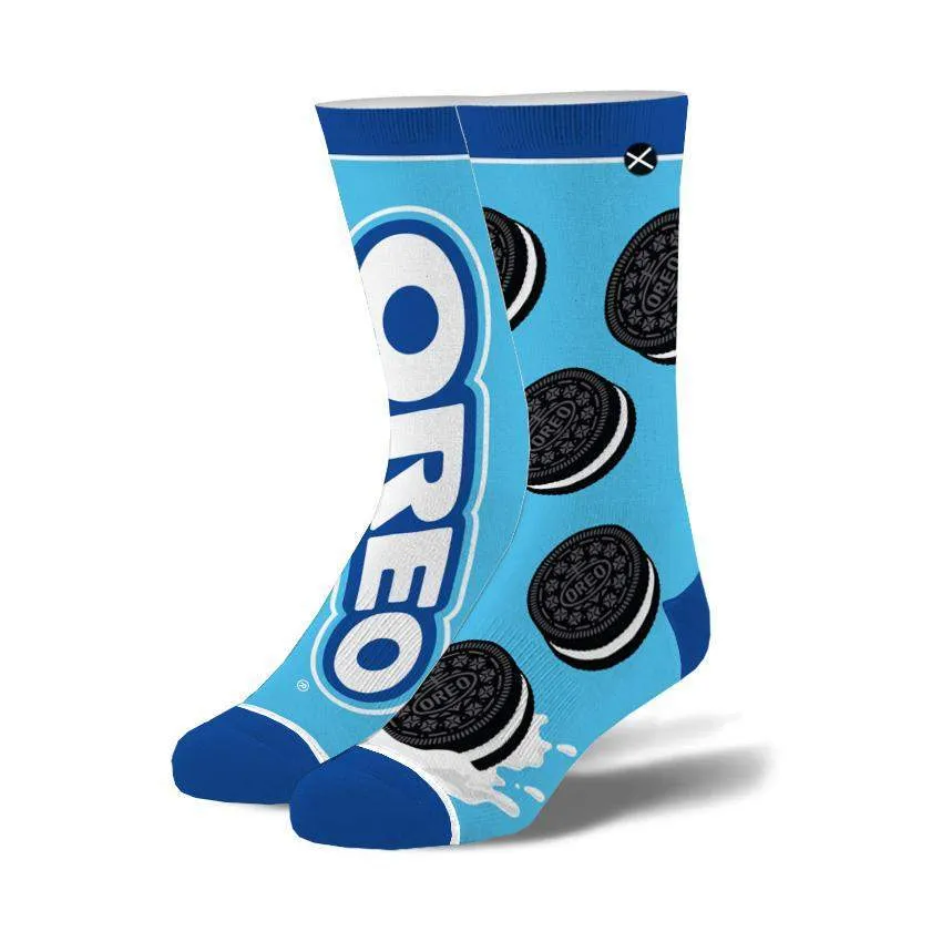 "Oreo Cookies" Cotton Crew Socks by ODD Sox