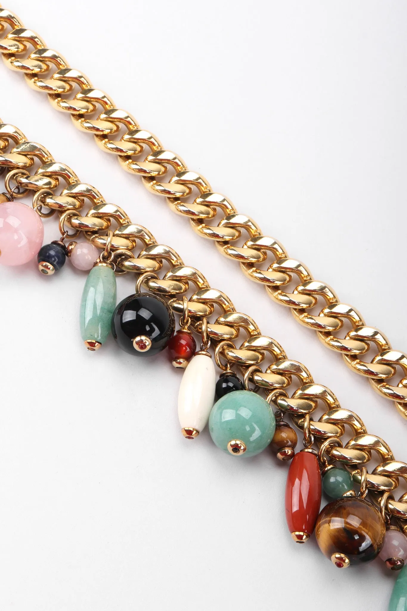 Rock Crystal Amulet Chain Belt