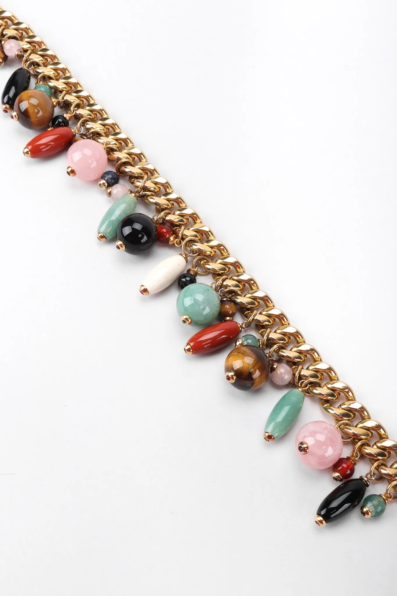 Rock Crystal Amulet Chain Belt