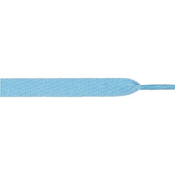 Skateboard Flat Laces - Light Blue (1 Pair Pack) Shoelaces