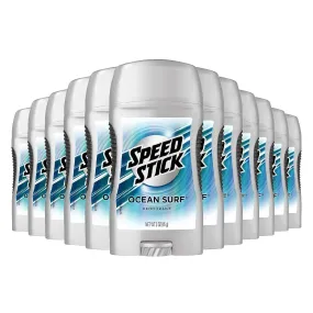 Speed Stick  Antiperspirant Deodorant, Ocean Surf - 3.0 oz - 12 Pack