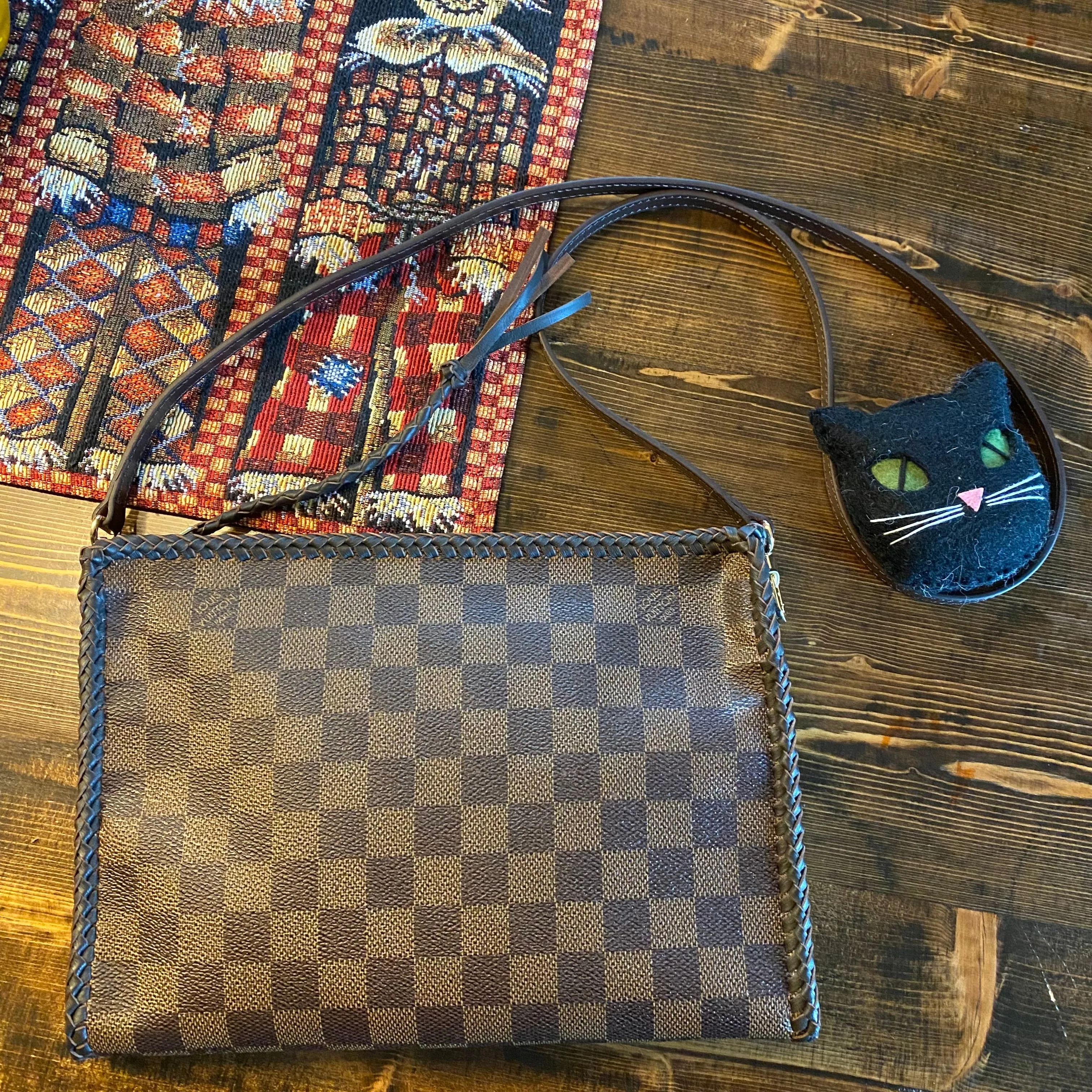 The Swan - Vintage Damier Crossbody