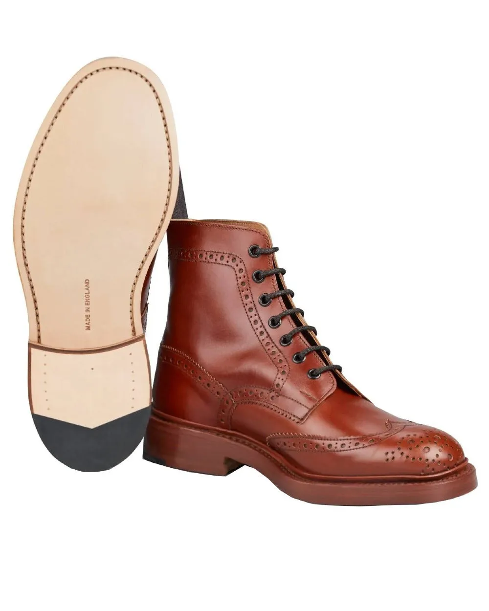 Trickers Stow Leather Sole Country Boots