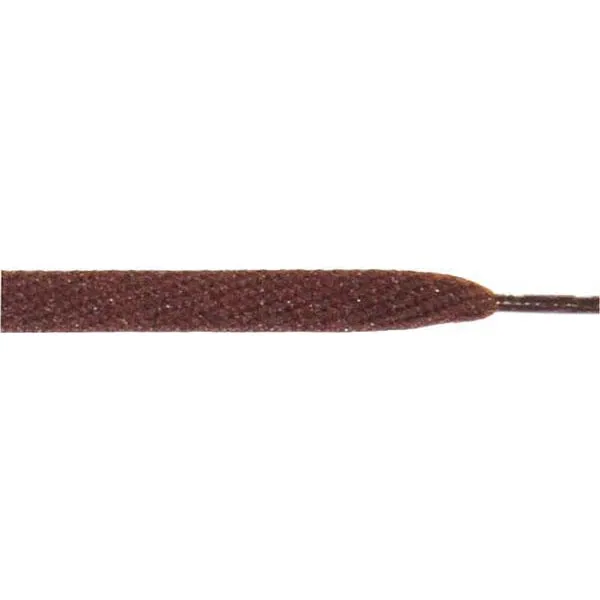 Wholesale Skateboard Flat 1/2 - Brown (12 Pair Pack) Shoelaces