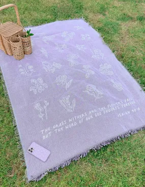 Wildflower Throw Blanket